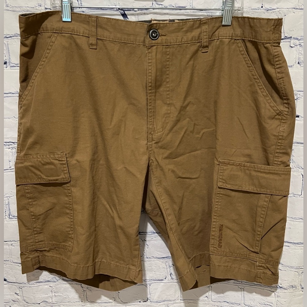 Red Head Cargo Shorts 40 Mens Tan Pockets Outdoors Workwear Hiking